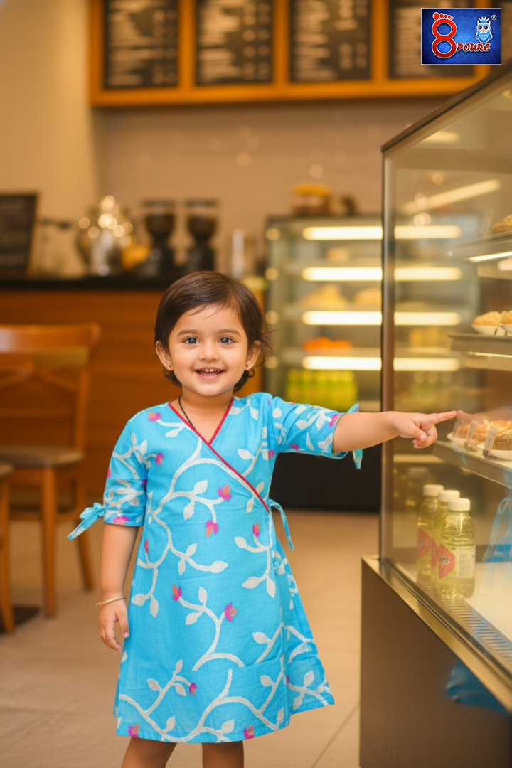 Baby Musline Dress | CCP 06 | Sky