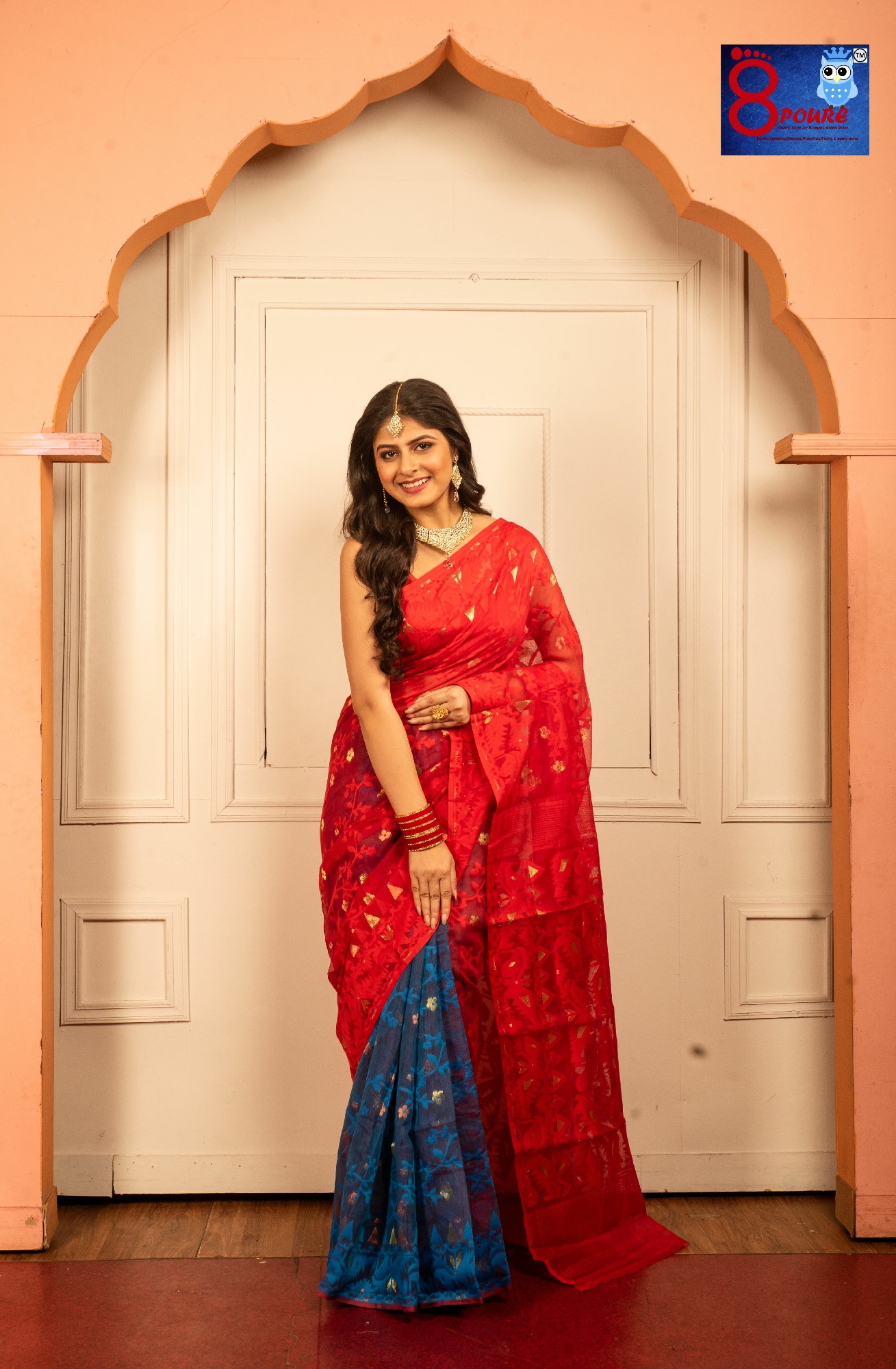 Pure Resham Jamdani Saree | JAM 05