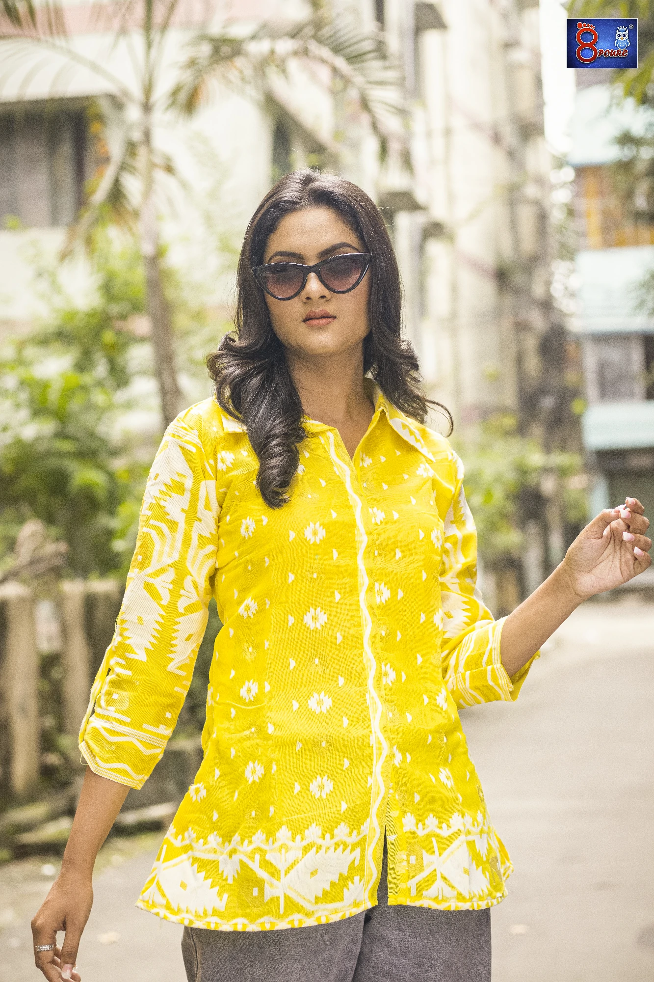 Jamdani Shirt | JS 02 | Yellow