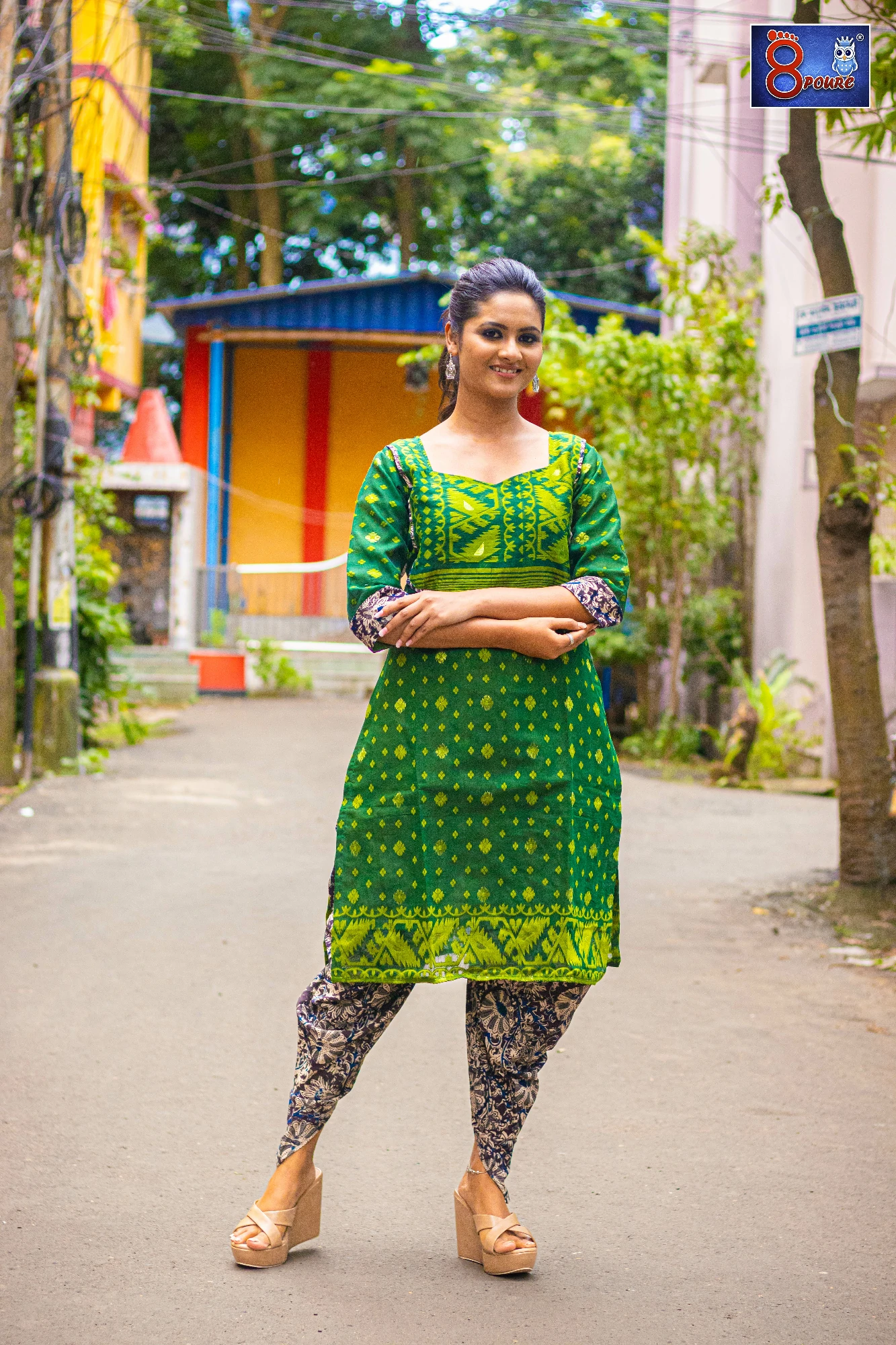 Jamdani Kurti With Dhoti Pant | JKP 02