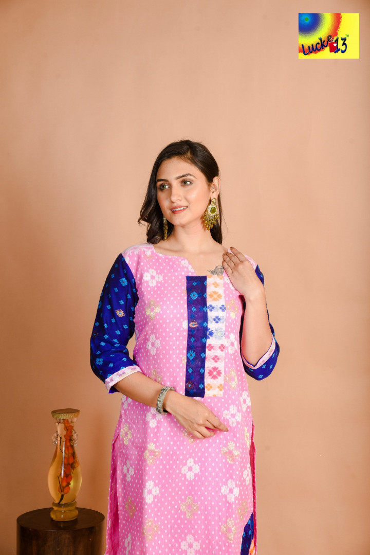 Jamdani Dupatta & Kurti Set | JKD 32