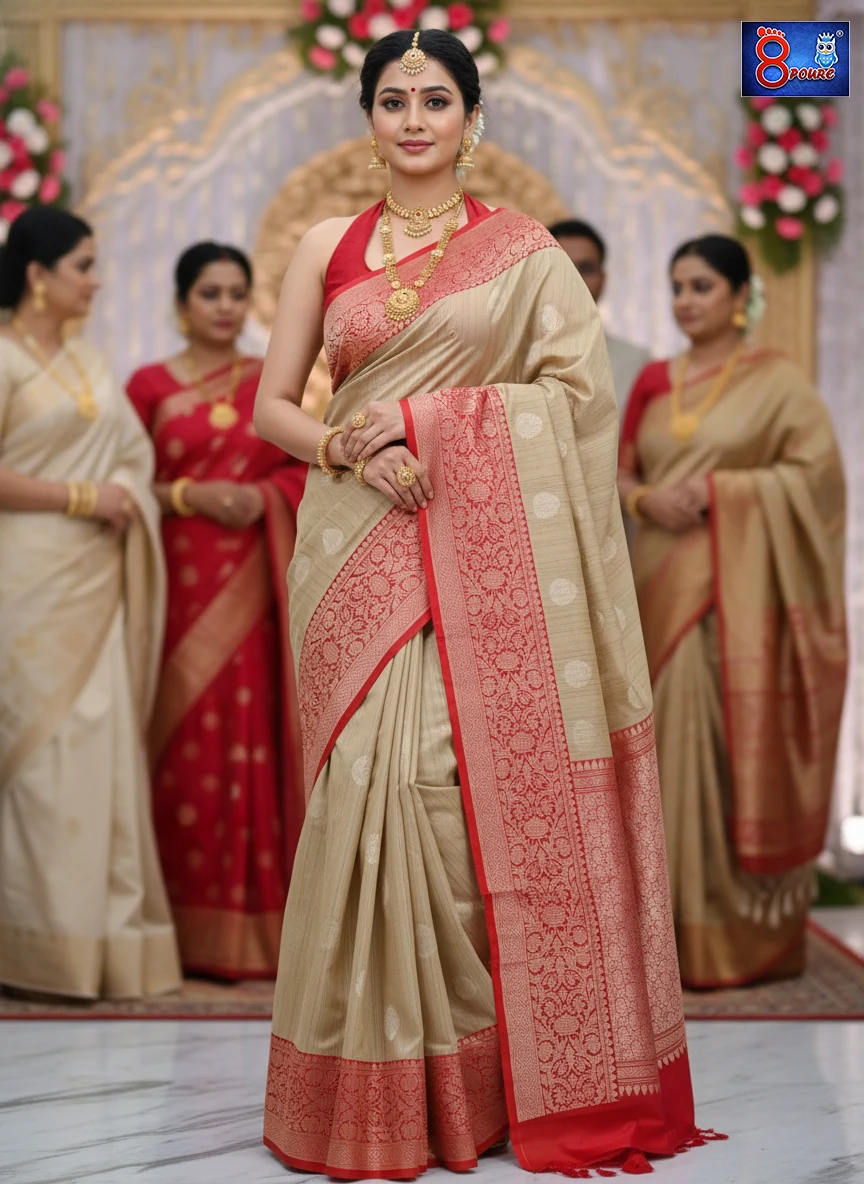 Handwoven Katan Silk Banaras | SL | BDS 22