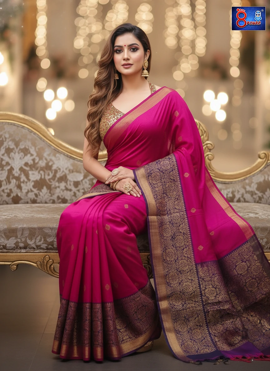 Handwoven Katan Silk Banaras | SL | BDS 24