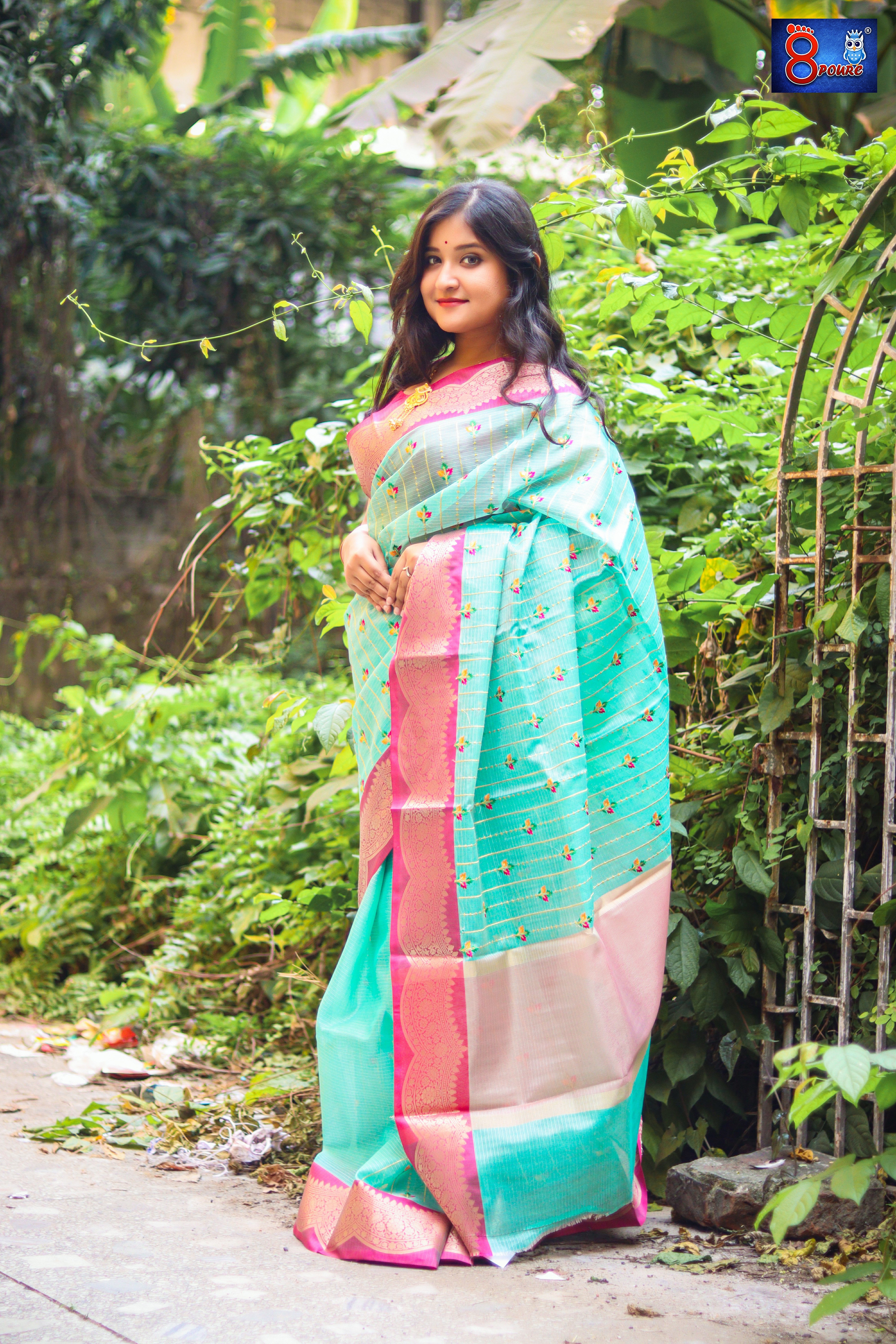 Saree Testing | Sea Green | IPX 01