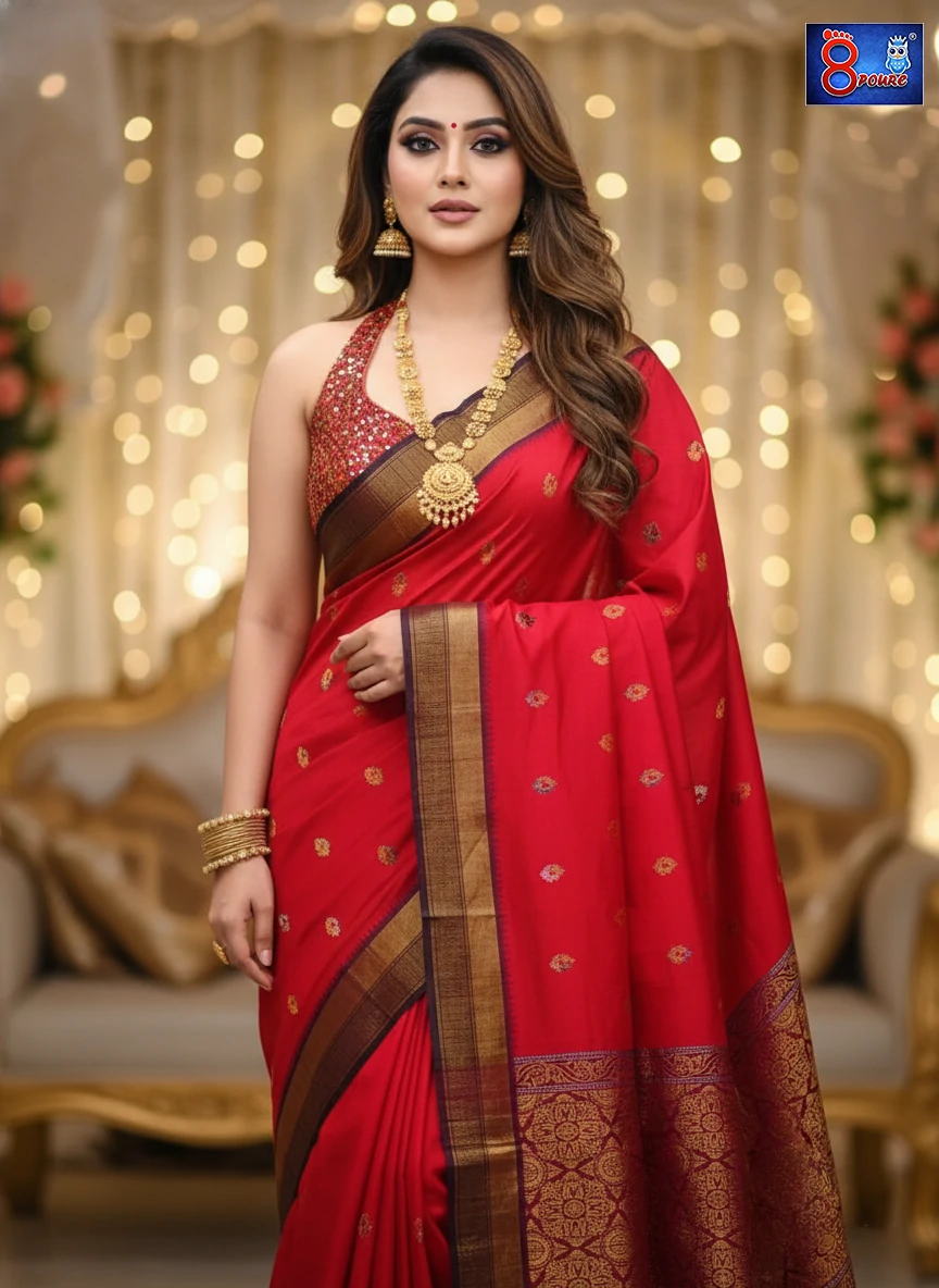 Handwoven Katan Silk Banaras | SL | BDS 21