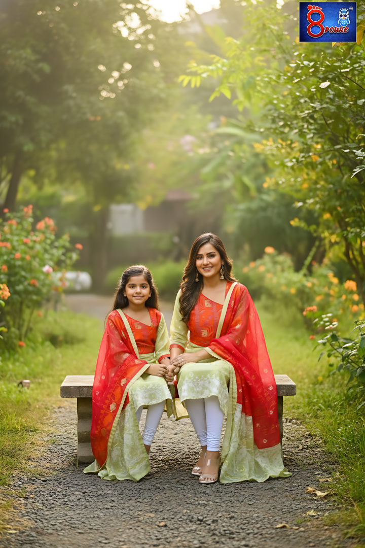 Baby Jamdani Kurti Dupatta | CPT 08 | Pesta & Rani