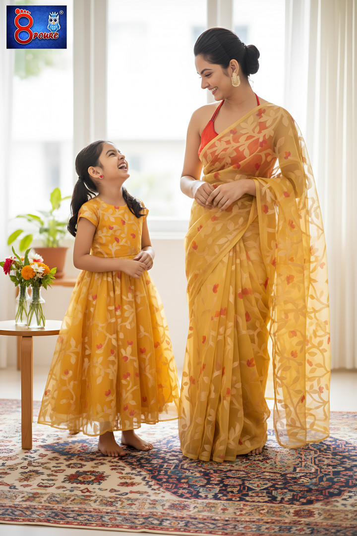 Baby Musline Gown | CPD 01 | Yellow