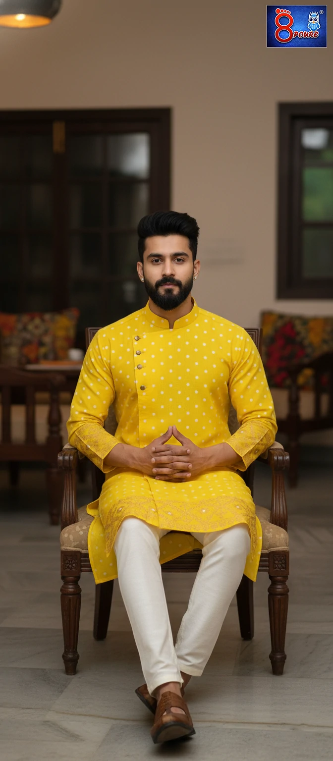 Pure Handloom Jamdani Men Kurta | MKJ 02