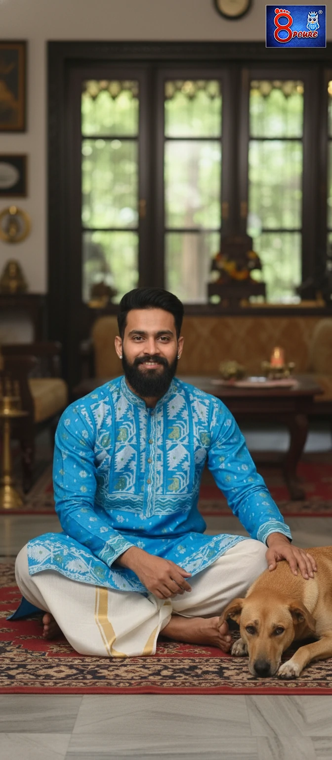 Pure Handloom Jamdani Men Kurta | MKJ 03