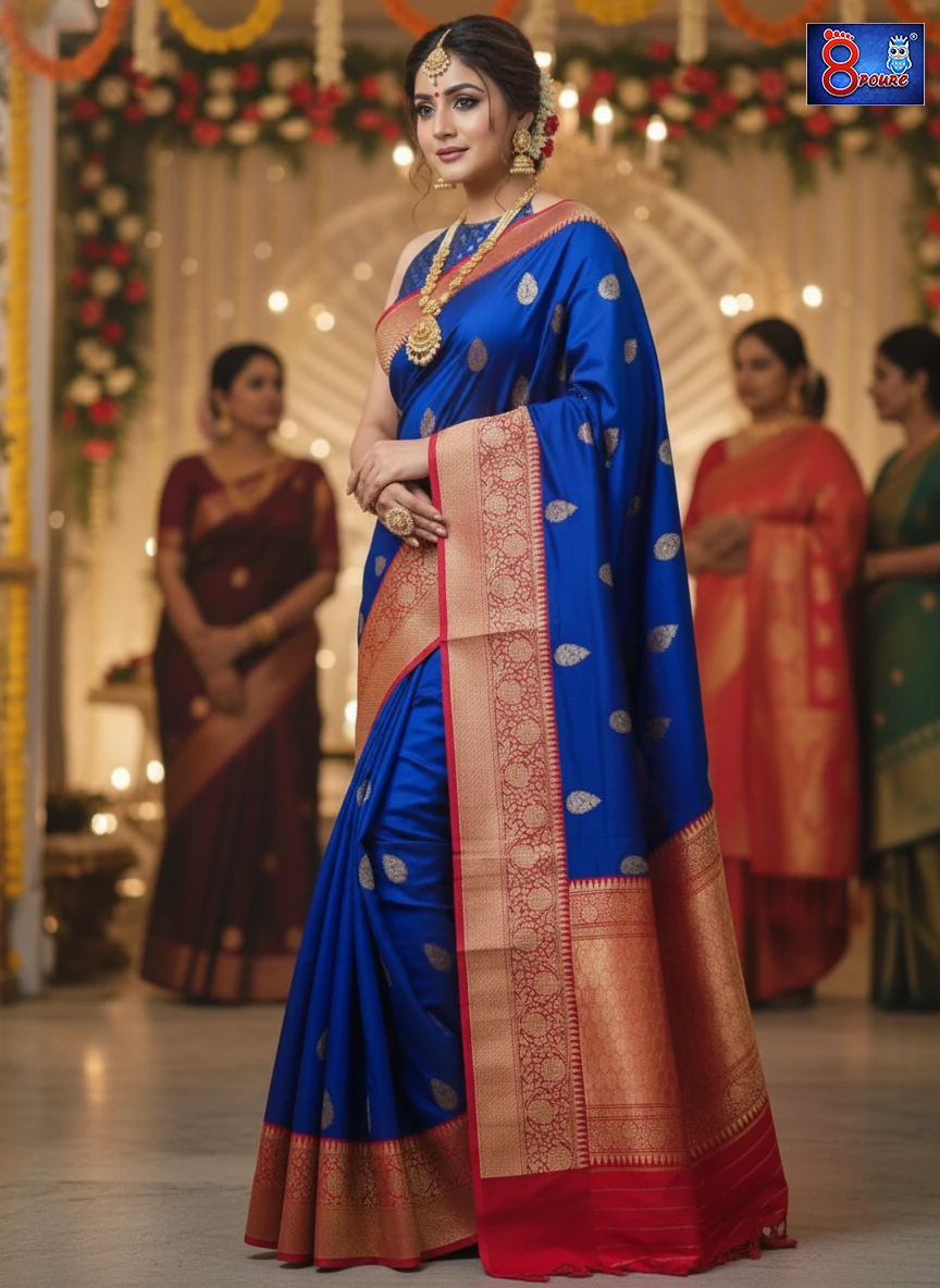 Handwoven Katan Silk Banaras | SL | BDS 19