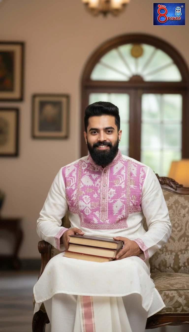 Pure Handloom Jamdani Men Kurta | MKJ 10