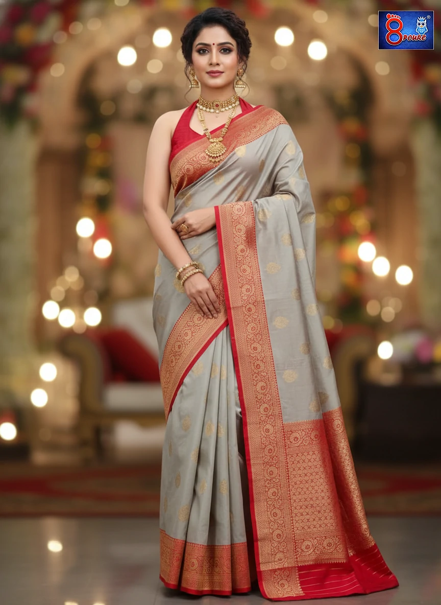 Handwoven Katan Silk Banaras | SL | BDS 16