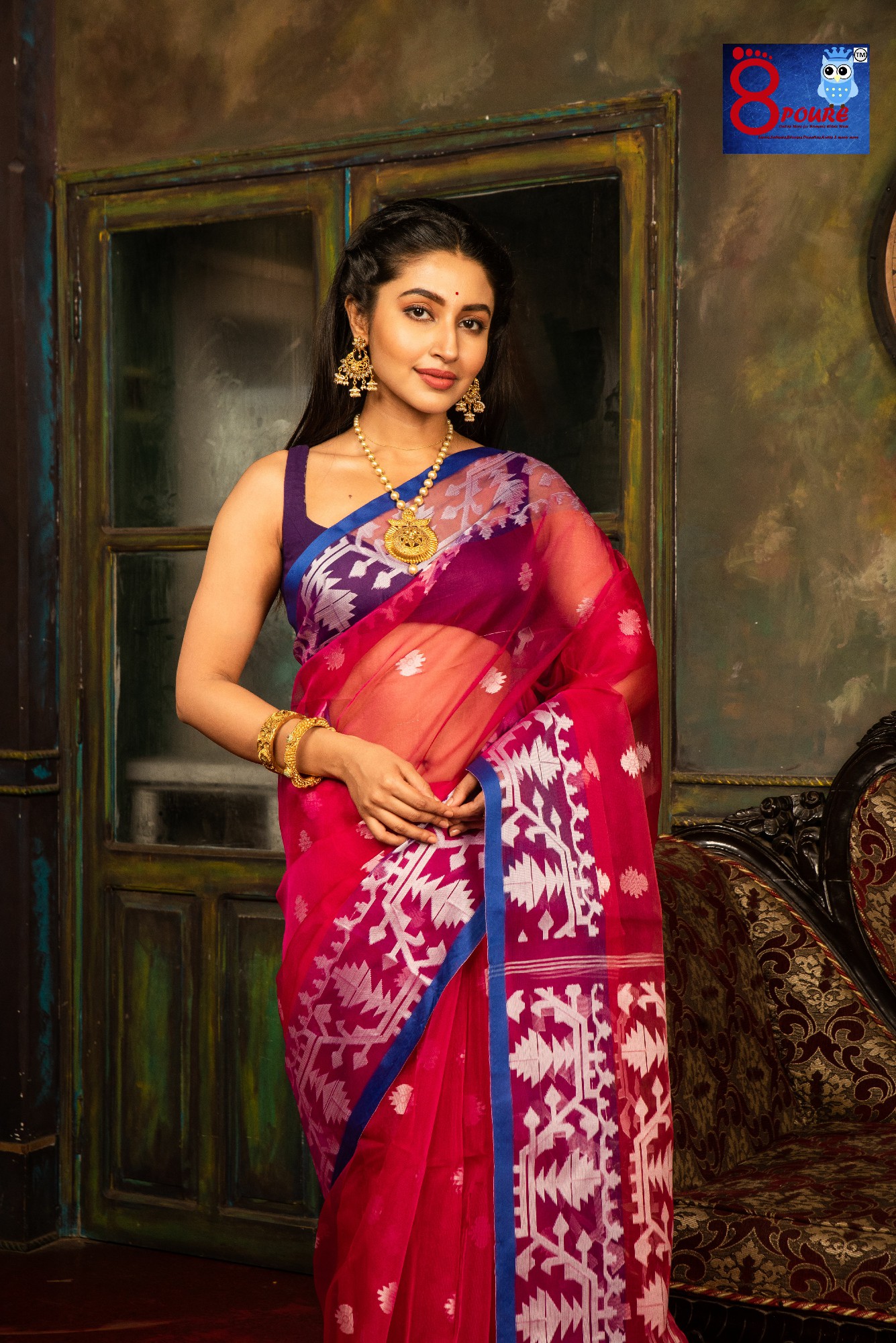 Muslin Jamdani Sarees | MUS 08