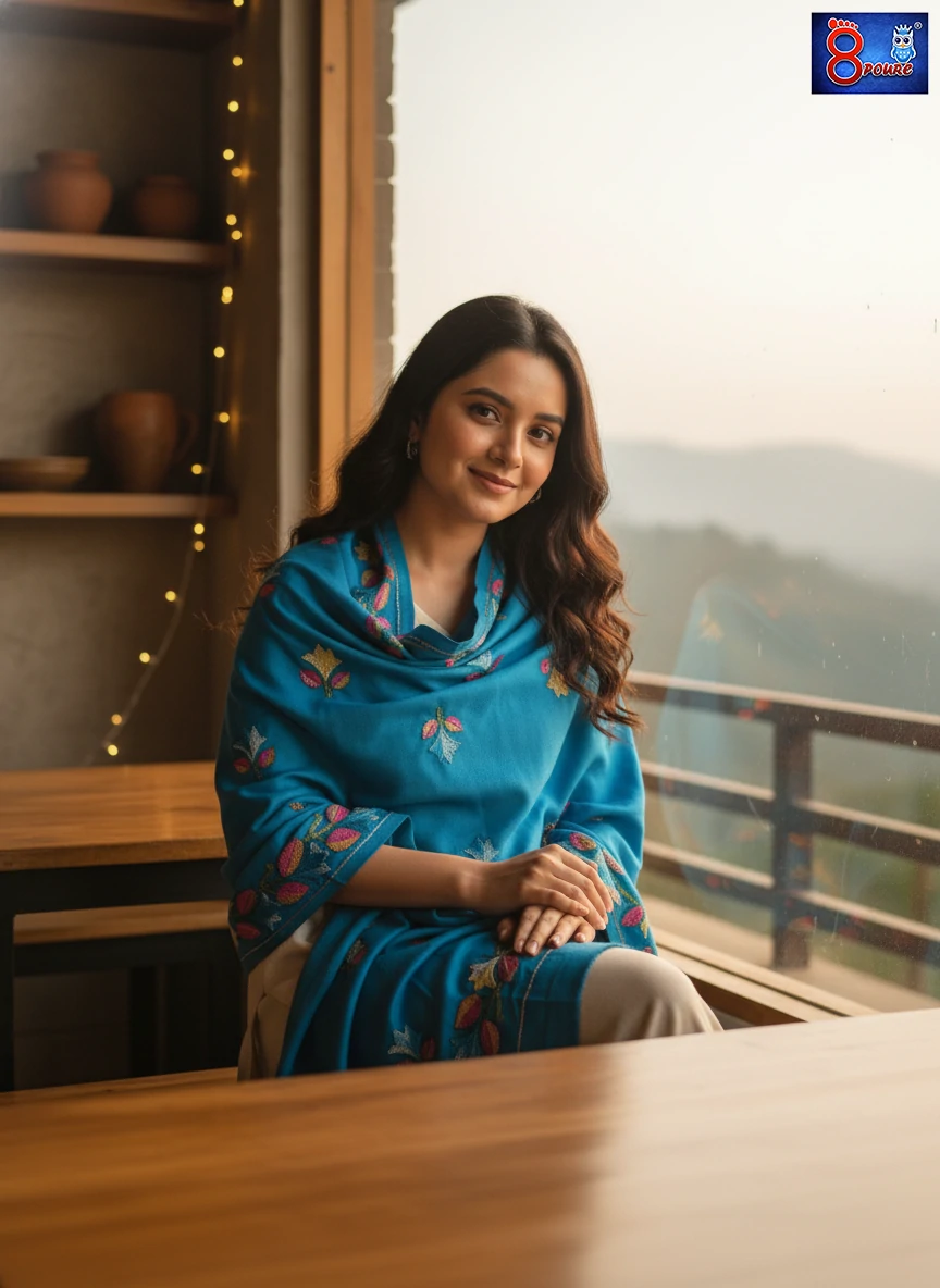 Handcrafted Winter Wrap | HWW 15