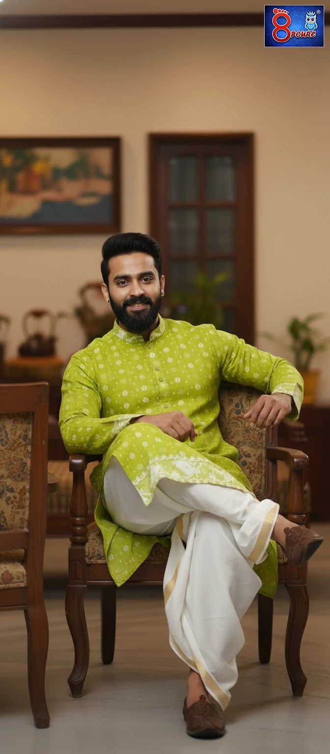 Pure Handloom Jamdani Men Kurta | MKJ 04