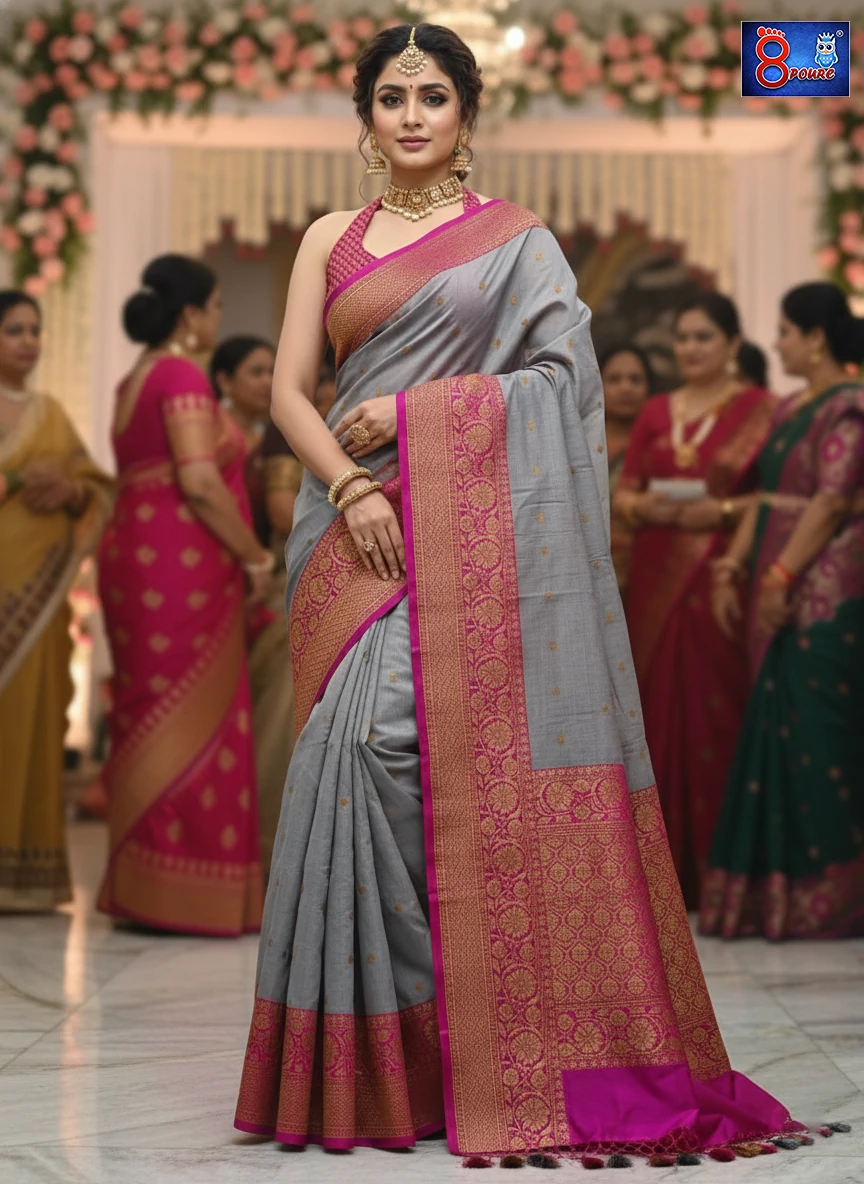 Handcrafted Pure Tussare Banaras | SL | BDS 14