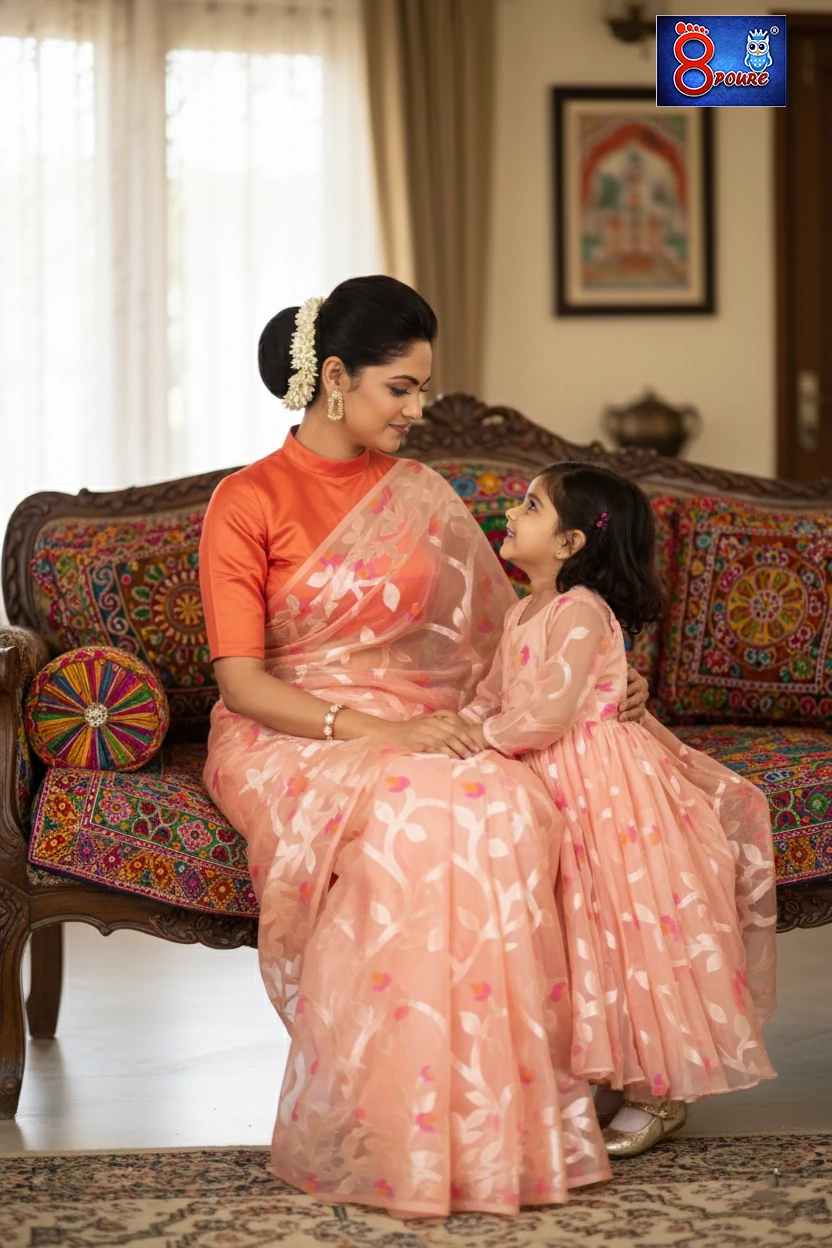 Baby Musline Dress| CCP 17 | Peach