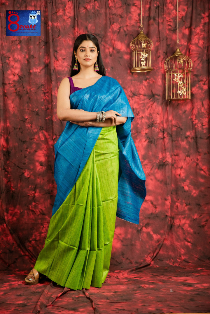 Organic Pure Ghicha Silk saree | PEC 13