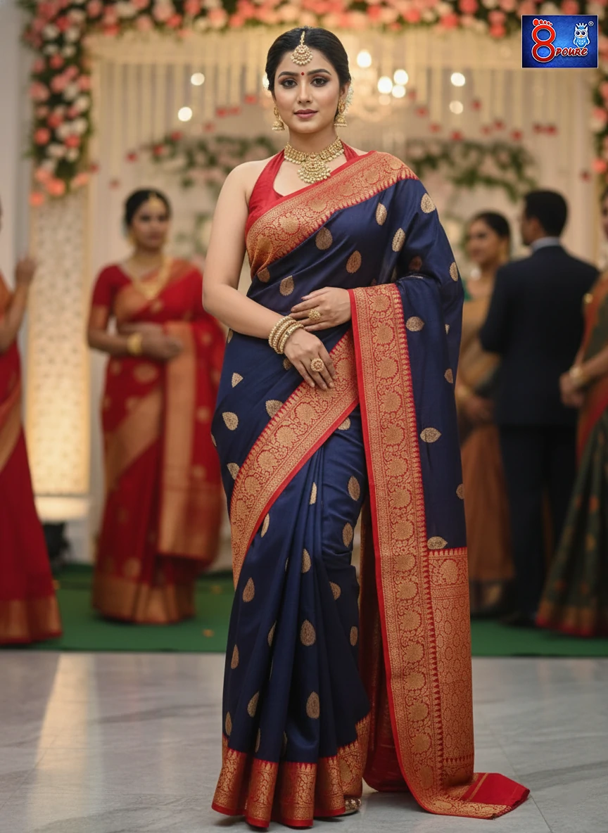 Handcrafted Pure Tussare Banaras | SL | BDS 13	